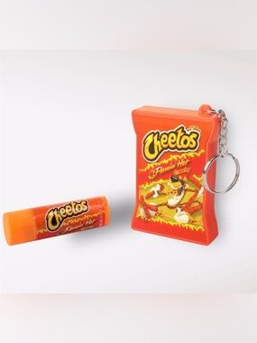 NIP Flamin Hot Cheetos Lip BNIP Flamin Hot Cheetos Lip Balm with Lip balm holder
